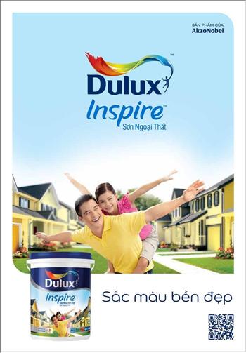 Bảng màu sơn Dulux Inspire ngoại thất