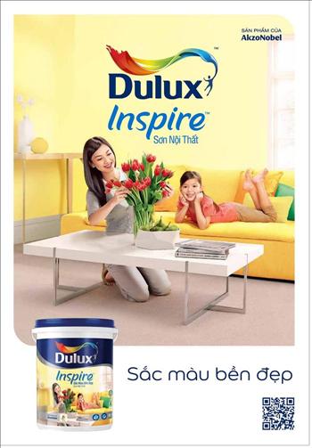 Bảng màu Dulux Inspire nội thất